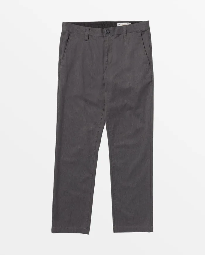 Frickin Modern Stretch Pants 8211 Charcoal Heather Mens Volcom Pants