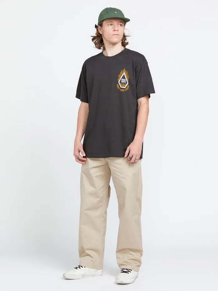 Frickin Skate Chino Pants 8211 Light Khaki Mens Volcom Golf