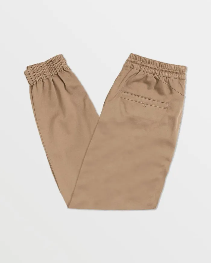 Frickin Slim Joggers 8211 Khaki Mens Volcom Pants