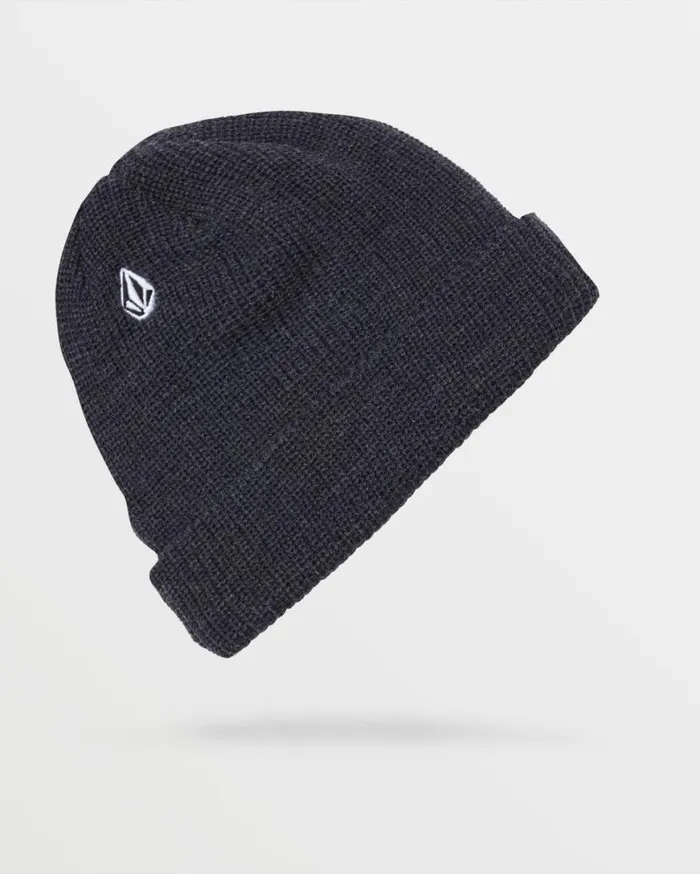 Full Stone Beanie 8211 Charcoal Heather Mens Volcom Hats and Beanies