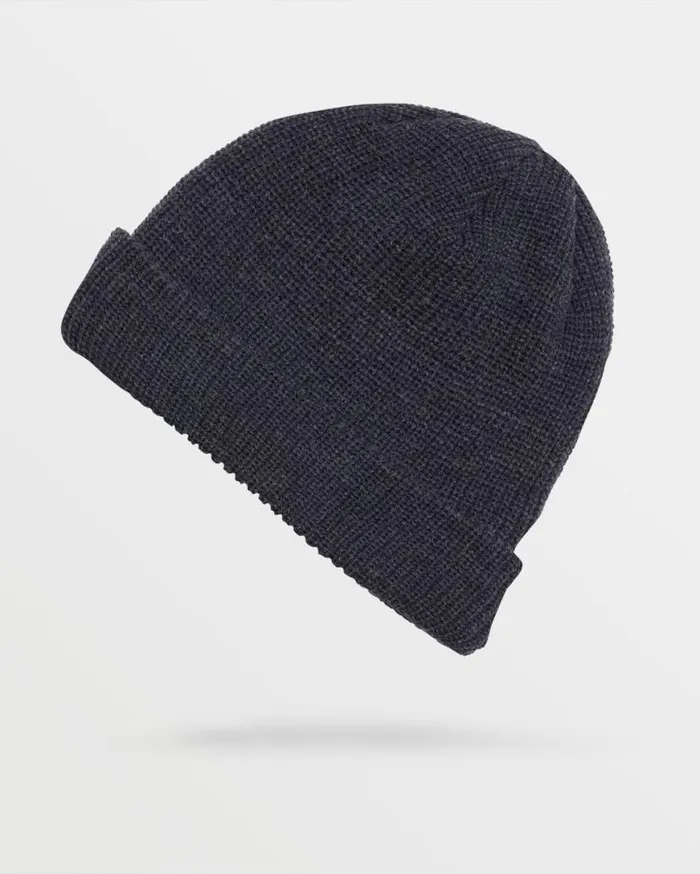 Full Stone Beanie 8211 Charcoal Heather Mens Volcom Hats and Beanies