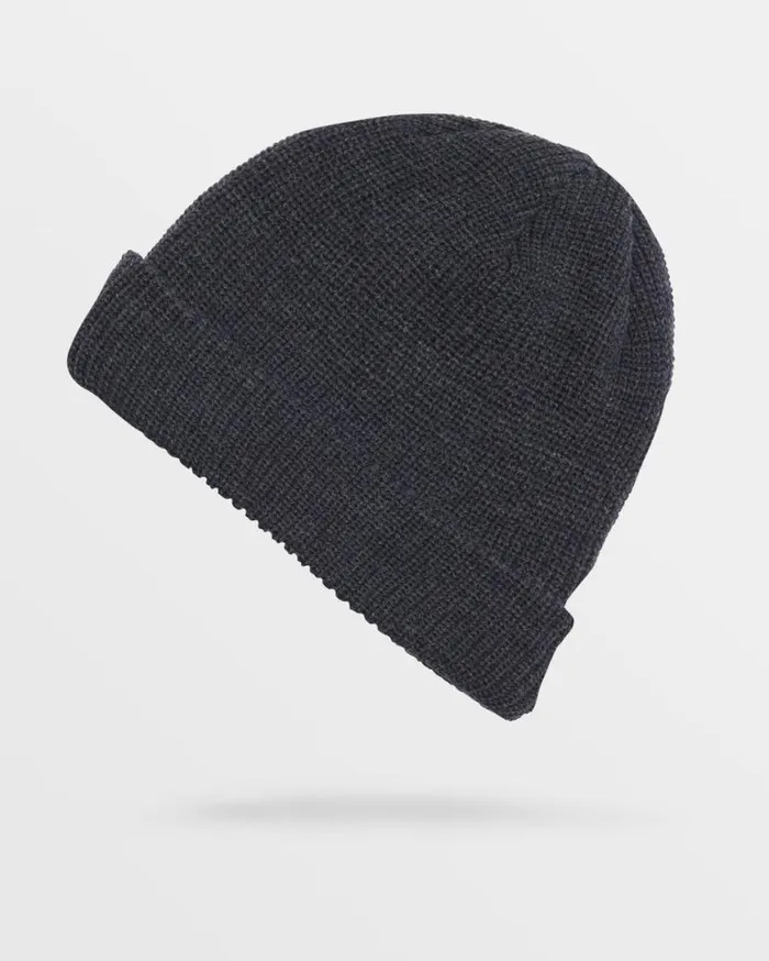 Full Stone Beanie 8211 Charcoal Heather Mens Volcom Hats and Beanies