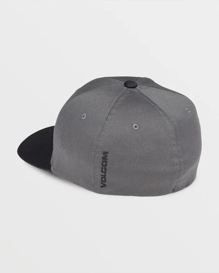Full Stone Flexfit Hat 8211 Asphalt Black Mens Volcom Golf