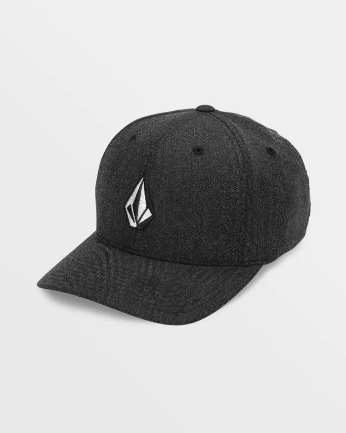Full Stone Hthr Flexfit Hat 8211 Charcoal Heather Mens Volcom Hats and Beanies