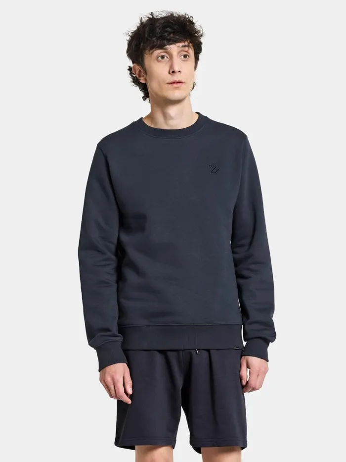 Fyn Men039s Sweater Navy Men Didriksons Hoodies and Sweatshirts