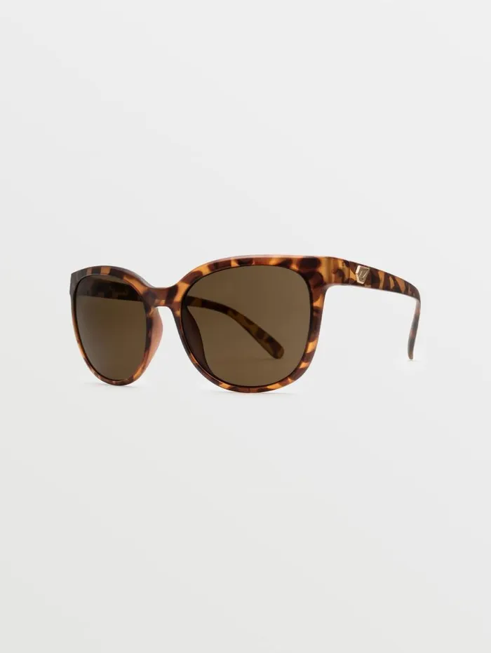 Garden Sunglasses 8211 Matte TortBronze MensWomens Volcom Sunglasses
