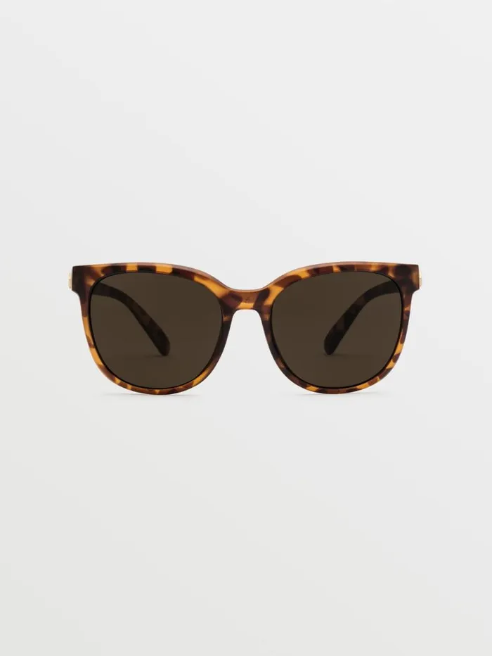 Garden Sunglasses 8211 Matte TortBronze MensWomens Volcom Sunglasses