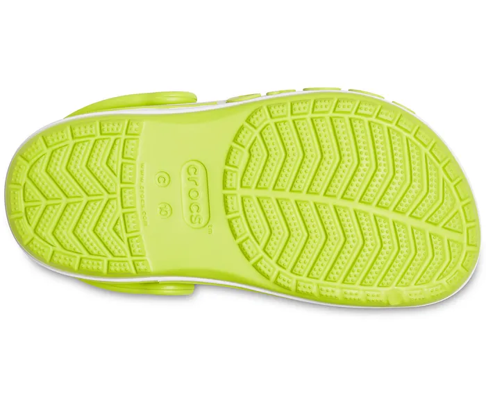 GirlsBoys Clogs Crocs Kids Bayaband Clog Lime Punch