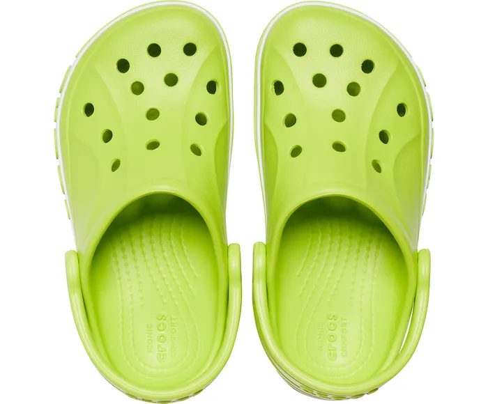 GirlsBoys Clogs Crocs Kids Bayaband Clog Lime Punch