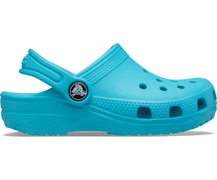 GirlsBoys Kids Classic Clog Digital Aqua Clogs Crocs
