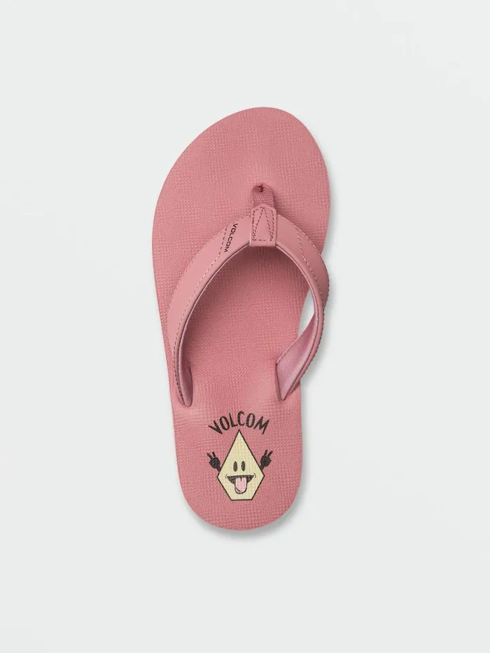 Girls Vicky Big Youth Sandals 8211 Desert Pink Kids Volcom Sandals