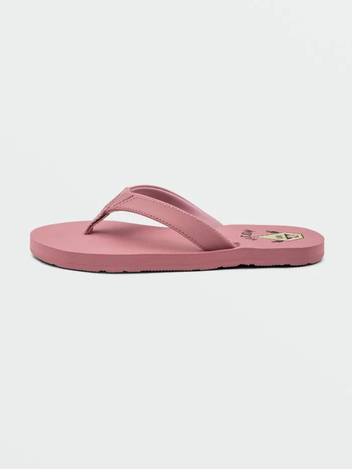 Girls Vicky Big Youth Sandals 8211 Desert Pink Kids Volcom Sandals