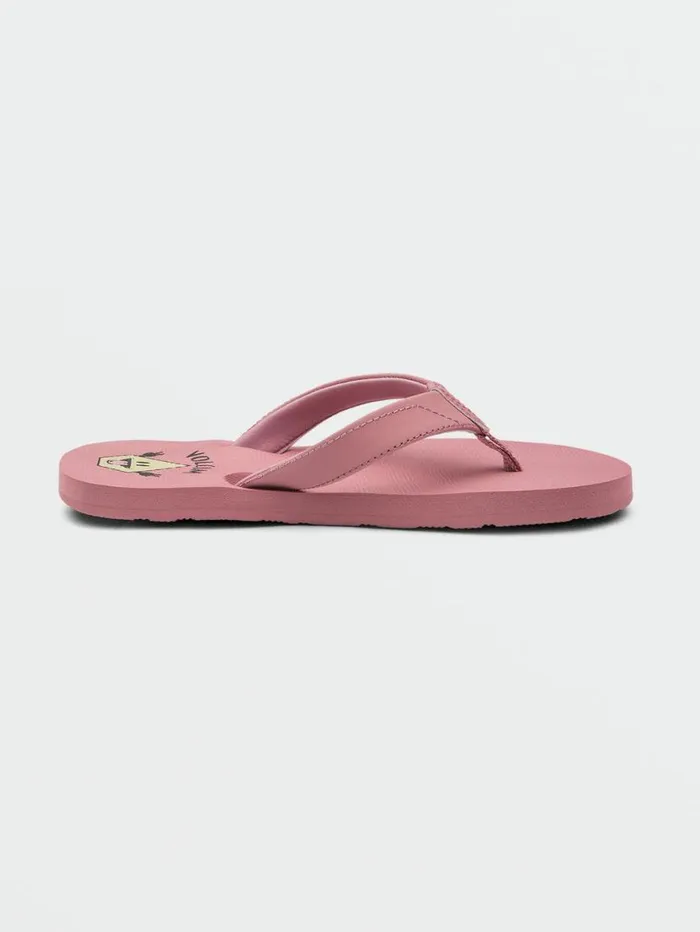 Girls Vicky Big Youth Sandals 8211 Desert Pink Kids Volcom Sandals