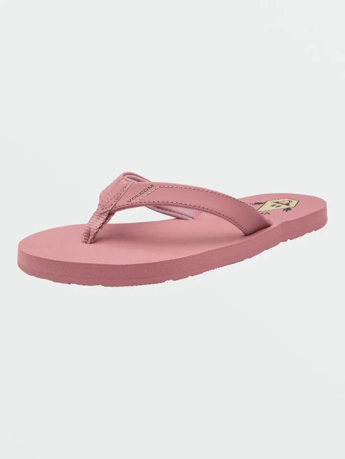 Girls Vicky Big Youth Sandals 8211 Desert Pink Kids Volcom Sandals
