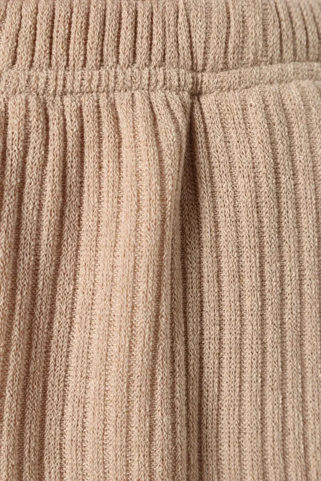 Granger Knit Short Set Tan Matching Sets Petal and Pup Women
