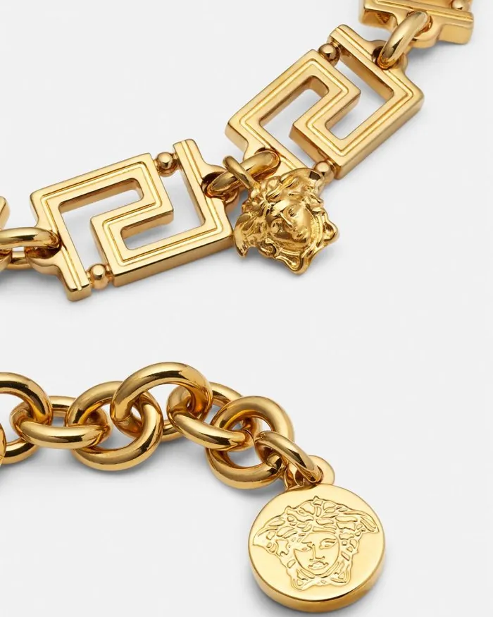 Greca Bracelet Light Gold WomenMen Versace Bracelets
