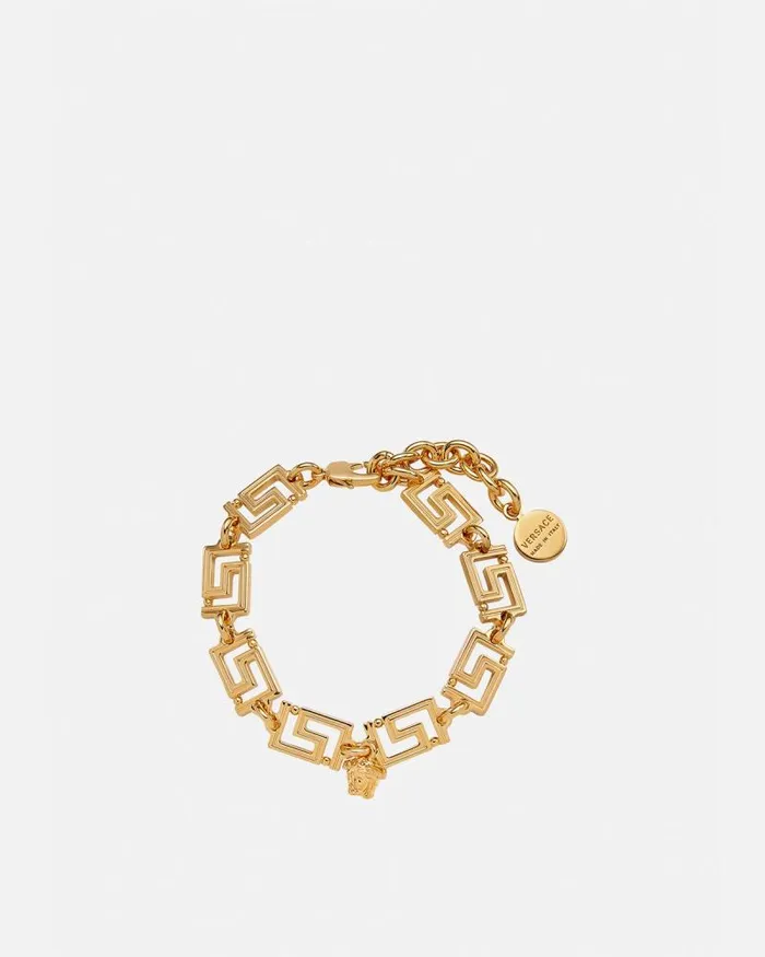 Greca Bracelet Warm Gold WomenMen Versace Bracelets