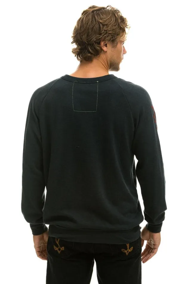 Haight Ashbury Sweatshirt 8211 Charcoal WomenMen Aviator Nation Sweatshirts