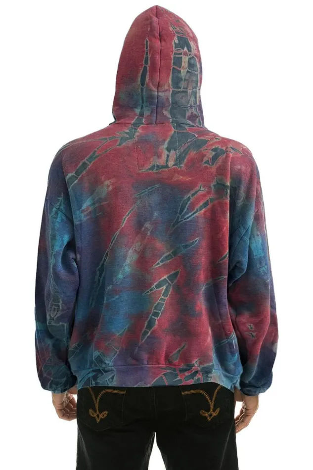 Hand Dyed Pullover Hoodie Relaxed 8211 Tie Dye Multi WomenMen Aviator Nation Hoodies