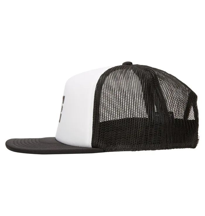 Hats and Beanies Gas Station Trucker Hat white black DC Shoes Men