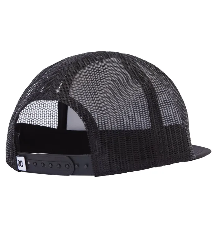 Hats and Beanies Gas Station Trucker Hat white black DC Shoes Men
