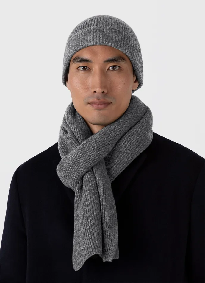 Hats Scarves and Gloves MenWomen ussunspel Cashmere Gift Set Grey Melange Hats Scarves and Gloves MenWomen ussunspel Cashmere Gift Set Grey Melange