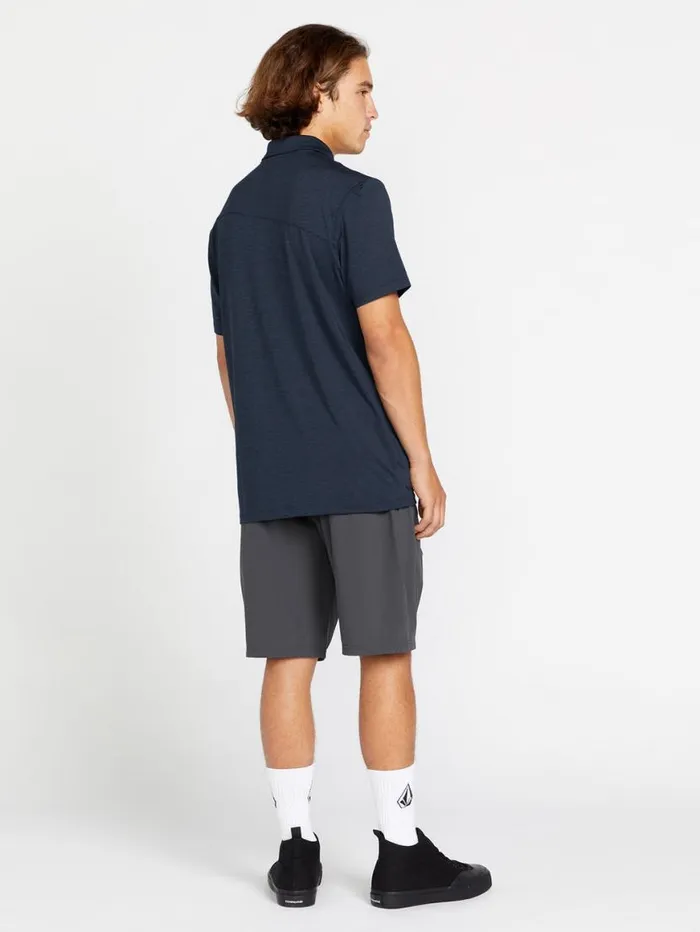 Hazard Pro Polo Short Sleeve Shirt 8211 Navy Mens Volcom Golf