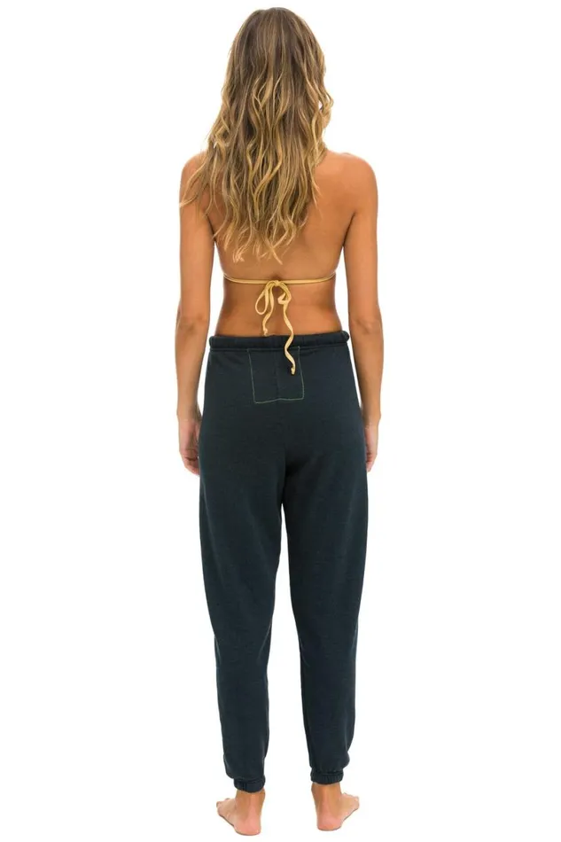 Heart Stitch 5 Sweatpants 8211 Charcoal Women Aviator Nation Sweatpants