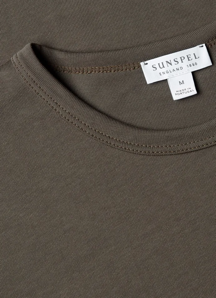 Heavyweight Jersey Tshirt Khaki Men Tshirts ussunspel Heavyweight Jersey Tshirt Khaki Men Tshirts ussunspel