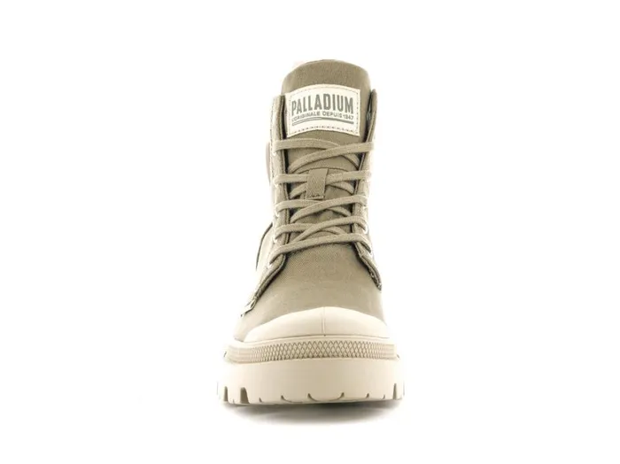 Heel Boots Women PALLADIUM PALLABASE TWILL Butternut