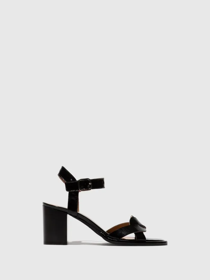Heel Sandals MOJI263FLY BLACK Women Fly London Sandals