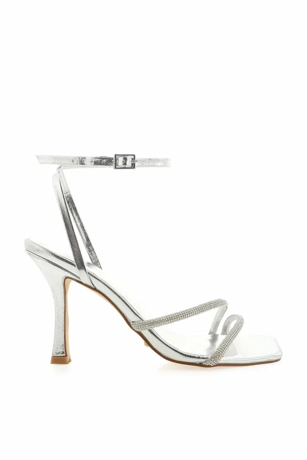 Heels Reyes Heel Silver Petal and Pup Women