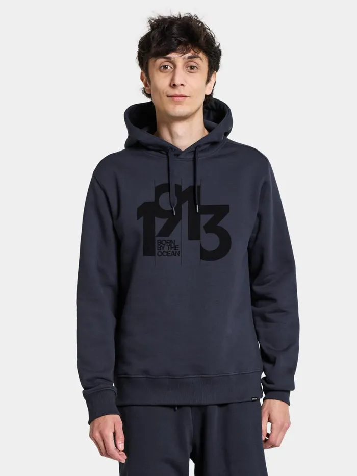 Heritage Men039s Hoodie Navy Men Didriksons Hoodies and Sweatshirts