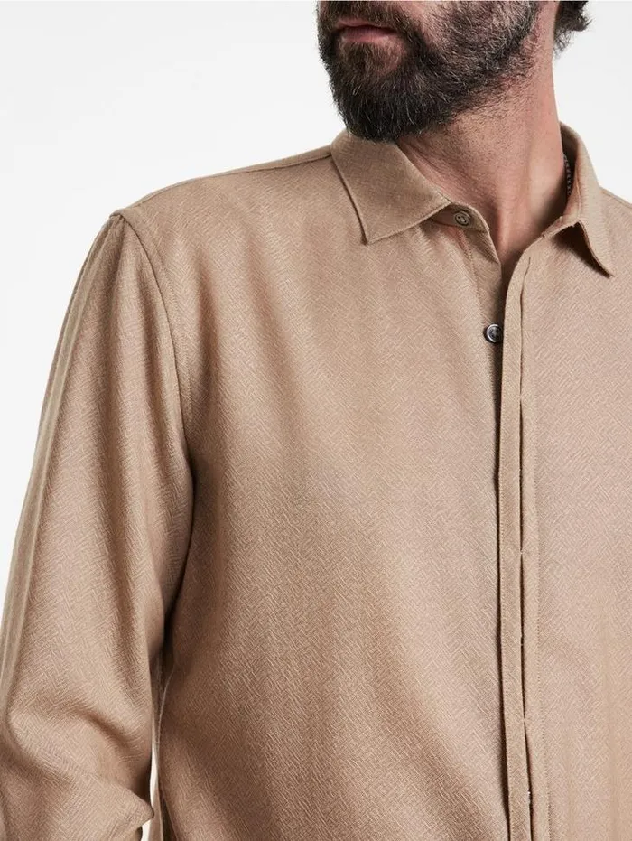 HICKORY SHIRT Tumeric Men John Varvatos Shirts