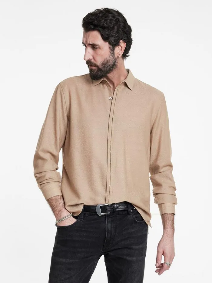 HICKORY SHIRT Tumeric Men John Varvatos Shirts