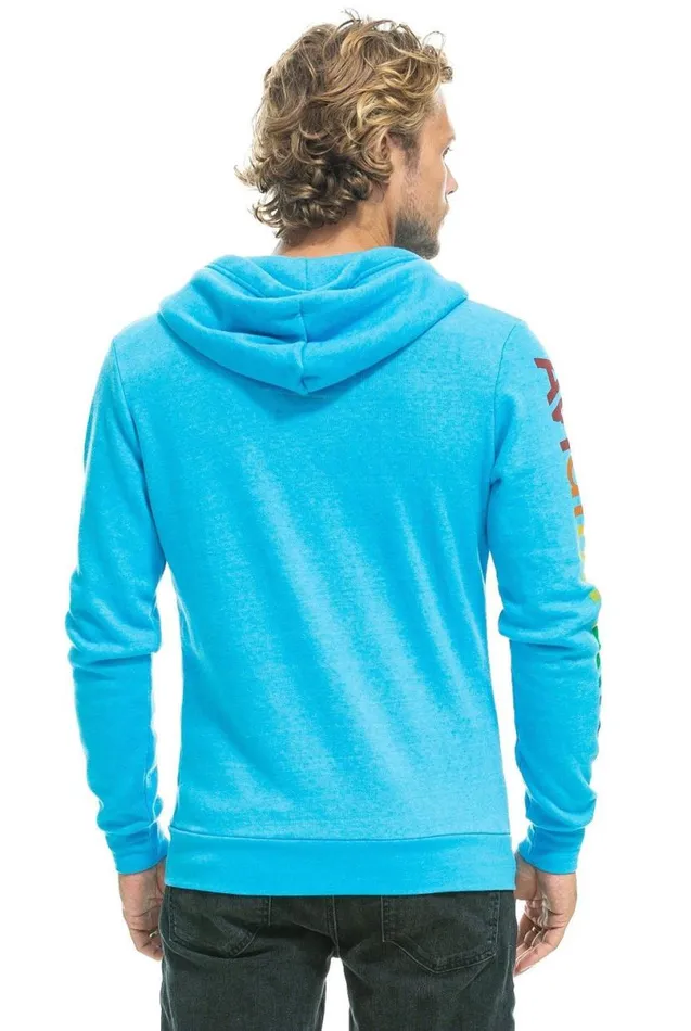 Hoodie 8211 Neon Blue WomenMen Aviator Nation Hoodies