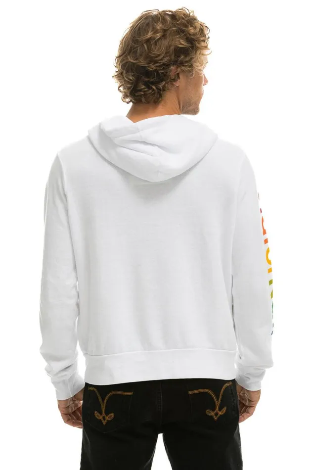 Hoodie 8211 White WomenMen Aviator Nation Hoodies