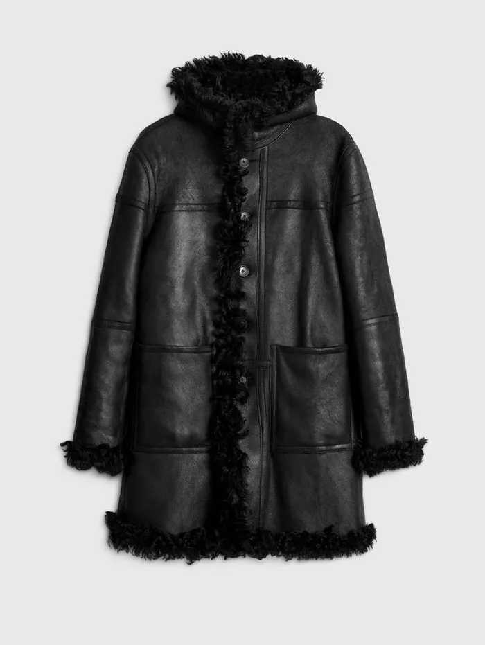 HOXTON COAT Black Men John Varvatos Leather Jackets