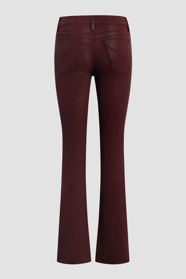 Hudson Jeans Bootcut Barbara HighRise Baby Bootcut Jean W Slit Hem Coated Bordeaux 8211 Women Hudson Jeans Bootcut Barbara HighRise Baby Bootcut Jean W Slit Hem Coated Bordeaux 8211 Women