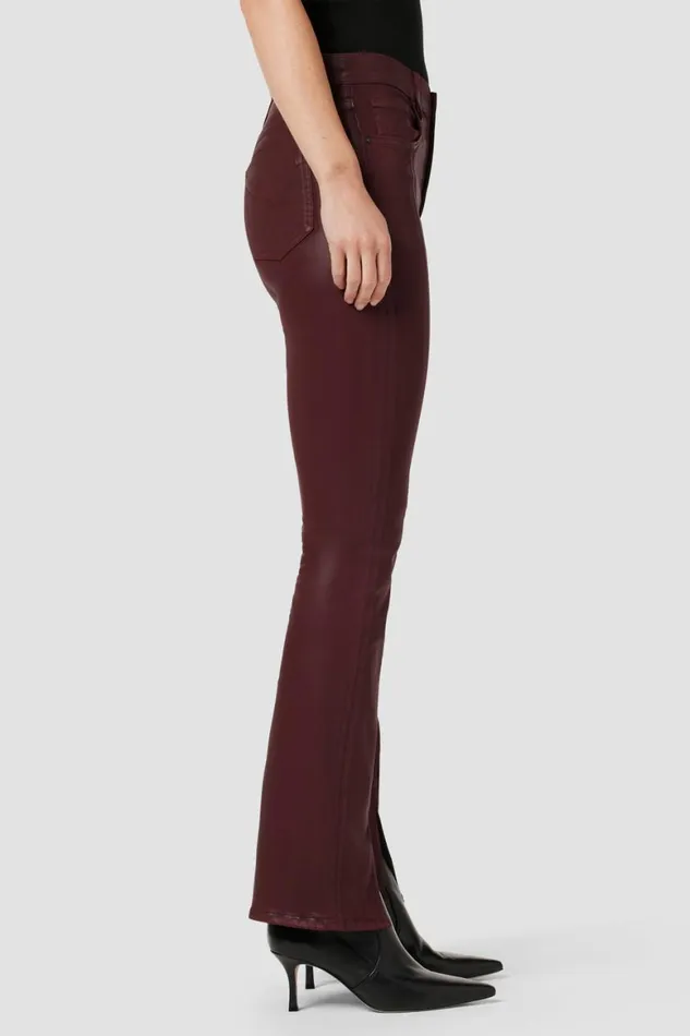 Hudson Jeans Bootcut Barbara HighRise Baby Bootcut Jean W Slit Hem Coated Bordeaux 8211 Women Hudson Jeans Bootcut Barbara HighRise Baby Bootcut Jean W Slit Hem Coated Bordeaux 8211 Women