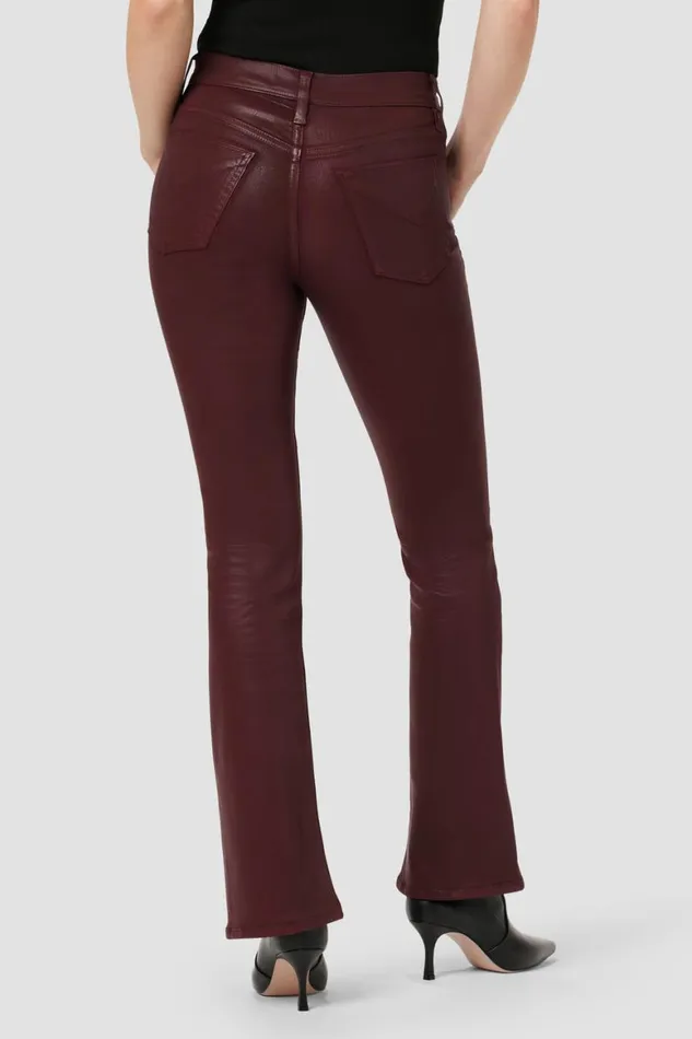Hudson Jeans Bootcut Barbara HighRise Baby Bootcut Jean W Slit Hem Coated Bordeaux 8211 Women Hudson Jeans Bootcut Barbara HighRise Baby Bootcut Jean W Slit Hem Coated Bordeaux 8211 Women