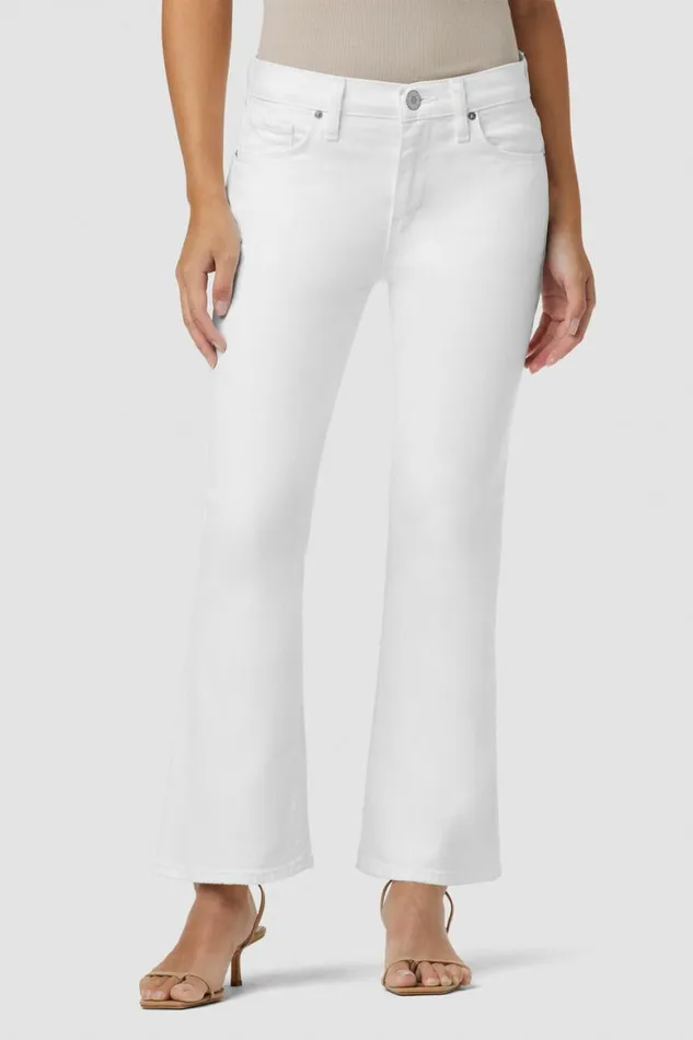 Hudson Jeans Bootcut Nico MidRise Bootcut Crop Petite Jean White 8211 Women