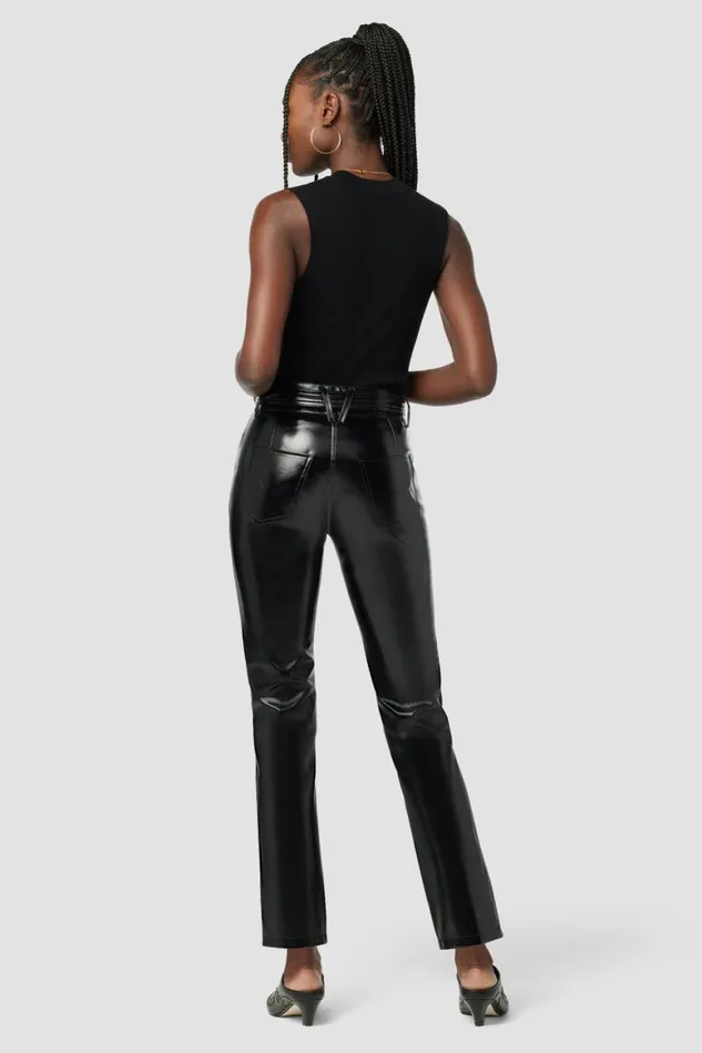 Hudson Jeans Cargo Utility Cargo Ankle Straight Pant Black Patent 8211 Women Hudson Jeans Cargo Utility Cargo Ankle Straight Pant Black Patent 8211 Women