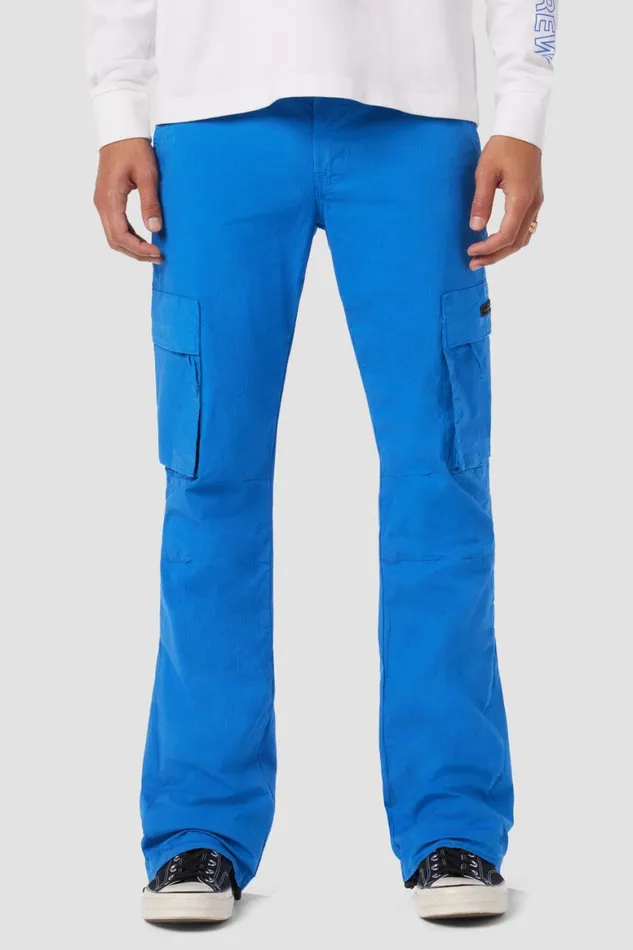 Hudson Jeans Cargo Walker Cargo Kick Flare Ripstop Blue 8211 Men