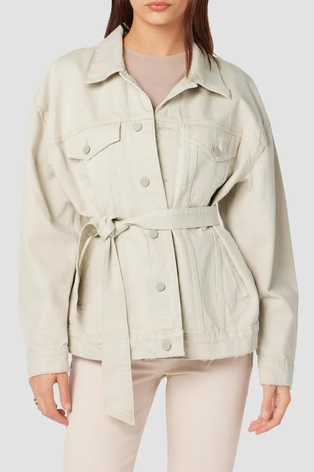 Hudson Jeans Jackets and Outerwear Denim Wrap Jacket Moonbeam 8211 Women