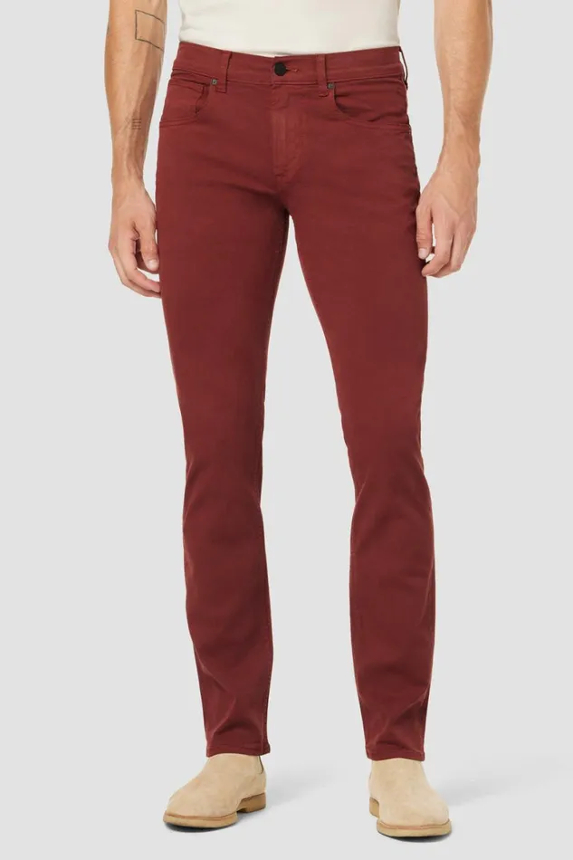 Hudson Jeans Slim Blake Slim Straight Twill Pant Brick 8211 Men