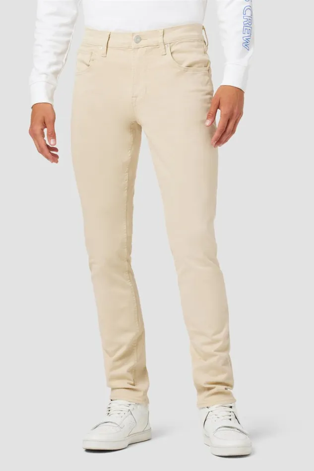 Hudson Jeans Slim Blake Slim Straight Twill Pant Light Beige 8211 Men