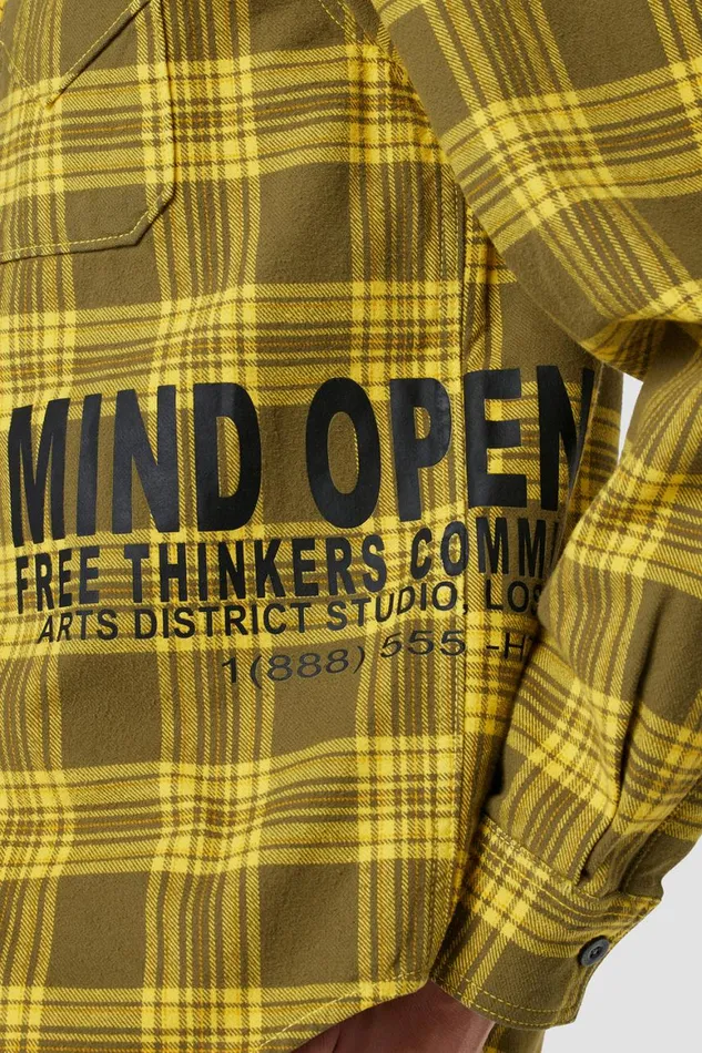 Hudson Jeans Tops and Sweaters Long Sleeve Button Up Shirt Lemon 8211 Men