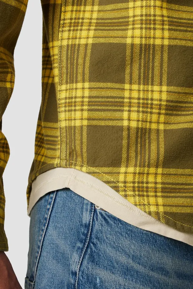 Hudson Jeans Tops and Sweaters Long Sleeve Button Up Shirt Lemon 8211 Men