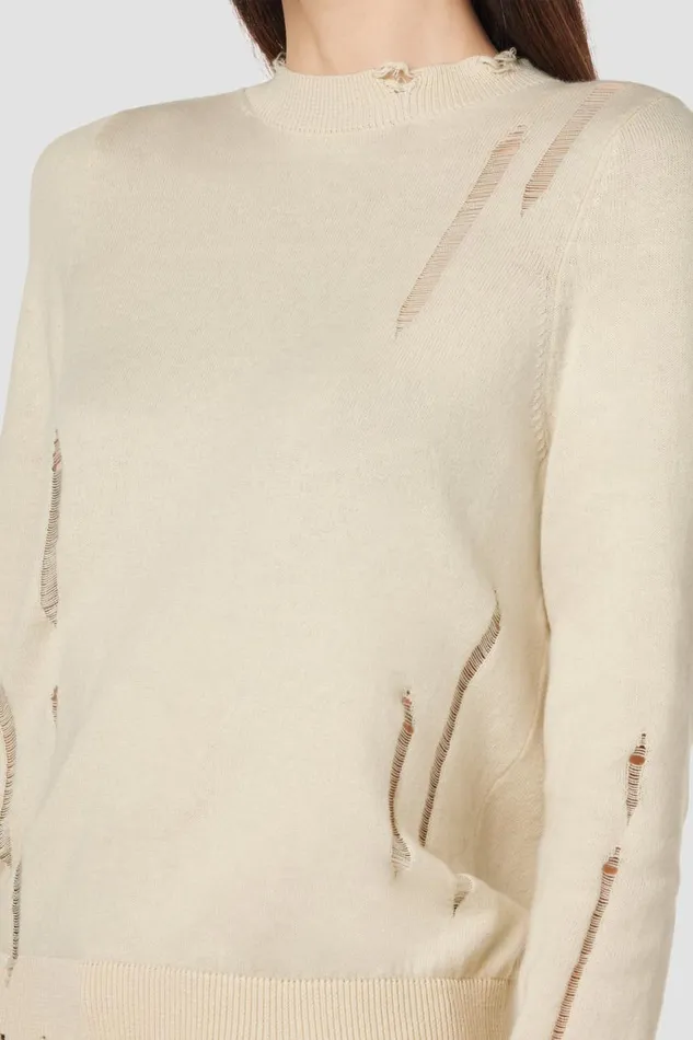Hudson Jeans Tops and Sweaters Long Sleeve Twist Back Sweater Cream 8211 Women Hudson Jeans Tops and Sweaters Long Sleeve Twist Back Sweater Cream 8211 Women